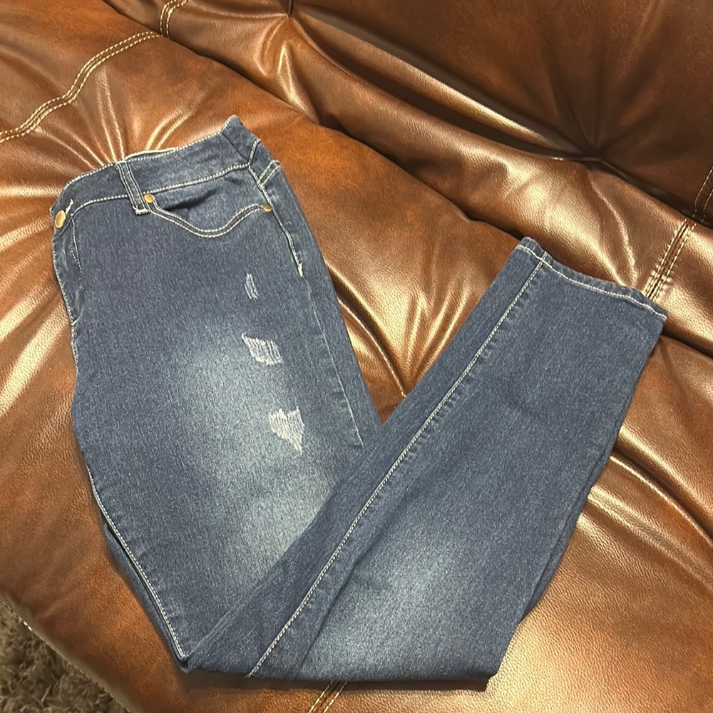 Women's Jesses Jeans, Size 15, Blue Stretchy Jeans